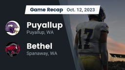 Recap: Puyallup  vs. Bethel  2023