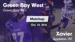 Matchup: Green Bay West High vs. Xavier  2016