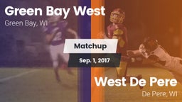 Matchup: Green Bay West vs. West De Pere  2017