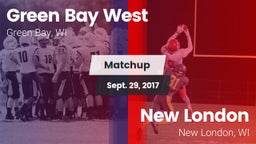 Matchup: Green Bay West vs. New London  2017