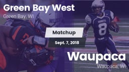 Matchup: Green Bay West vs. Waupaca  2018