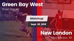 Matchup: Green Bay West vs. New London  2018