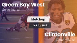 Matchup: Green Bay West vs. Clintonville  2018