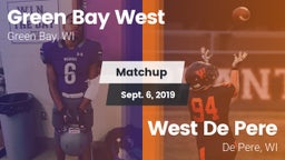 Matchup: Green Bay West vs. West De Pere  2019