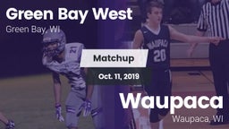 Matchup: Green Bay West vs. Waupaca  2019