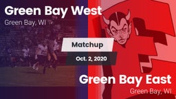 Matchup: Green Bay West vs. Green Bay East  2020