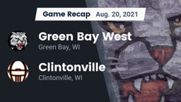 Recap: Green Bay West vs. Clintonville  2021