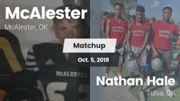 Matchup: McAlester High vs. Nathan Hale  2018