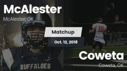 Matchup: McAlester High vs. Coweta  2018