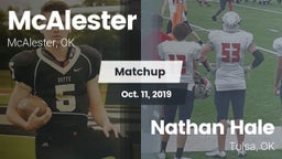 Matchup: McAlester High vs. Nathan Hale  2019