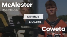 Matchup: McAlester High vs. Coweta  2019