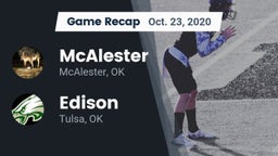 Recap: McAlester  vs. Edison  2020