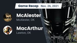 Recap: McAlester  vs. MacArthur  2021