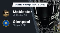 Recap: McAlester  vs. Glenpool  2022