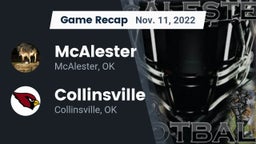 Recap: McAlester  vs. Collinsville  2022