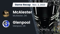 Recap: McAlester  vs. Glenpool  2023