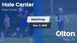Matchup: Hale Center High vs. Olton  2018