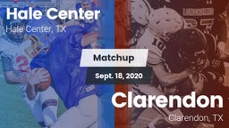 Matchup: Hale Center High vs. Clarendon  2020
