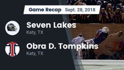 Recap: Seven Lakes  vs. Obra D. Tompkins  2018