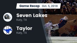 Recap: Seven Lakes  vs. Taylor  2018
