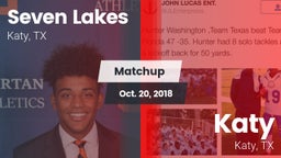 Matchup: Seven Lakes High vs. Katy  2018