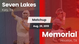 Matchup: Seven Lakes High vs. Memorial  2019