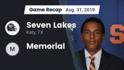 Recap: Seven Lakes  vs. Memorial 2019
