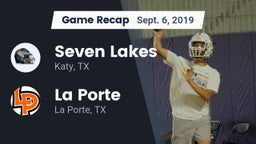 Recap: Seven Lakes  vs. La Porte  2019