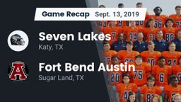 Recap: Seven Lakes  vs. Fort Bend Austin  2019