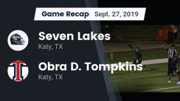 Recap: Seven Lakes  vs. Obra D. Tompkins  2019