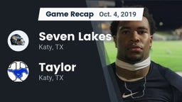 Recap: Seven Lakes  vs. Taylor  2019