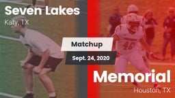 Matchup: Seven Lakes High vs. Memorial  2020