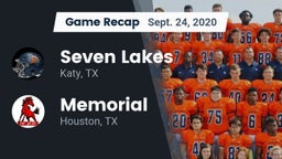 Recap: Seven Lakes  vs. Memorial  2020