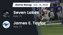Recap: Seven Lakes  vs. James E. Taylor  2020