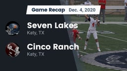 Recap: Seven Lakes  vs. Cinco Ranch  2020