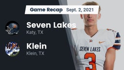 Recap: Seven Lakes  vs. Klein  2021