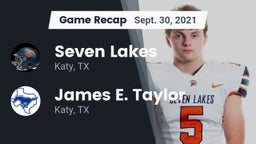 Recap: Seven Lakes  vs. James E. Taylor  2021