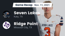 Recap: Seven Lakes  vs. Ridge Point  2021