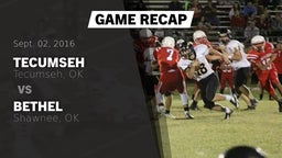 Recap: Tecumseh  vs. Bethel  2016