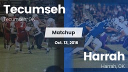 Matchup: Tecumseh  vs. Harrah  2016