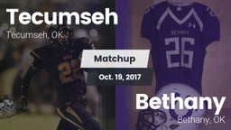 Matchup: Tecumseh  vs. Bethany  2017