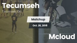 Matchup: Tecumseh  vs. Mcloud 2018