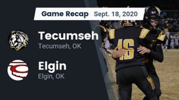 Recap: Tecumseh  vs. Elgin  2020