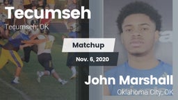 Matchup: Tecumseh  vs. John Marshall  2020