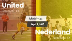 Matchup: United  vs. Nederland  2018