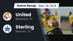 Recap: United  vs. Sterling  2018