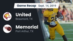 Recap: United  vs. Memorial  2019