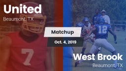Matchup: United  vs. West Brook  2019