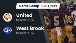 Recap: United  vs. West Brook  2019