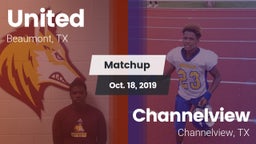 Matchup: United  vs. Channelview  2019